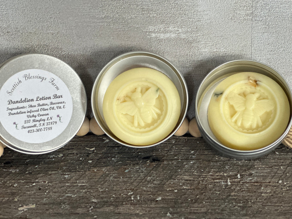 Dandelion Lotion Bars