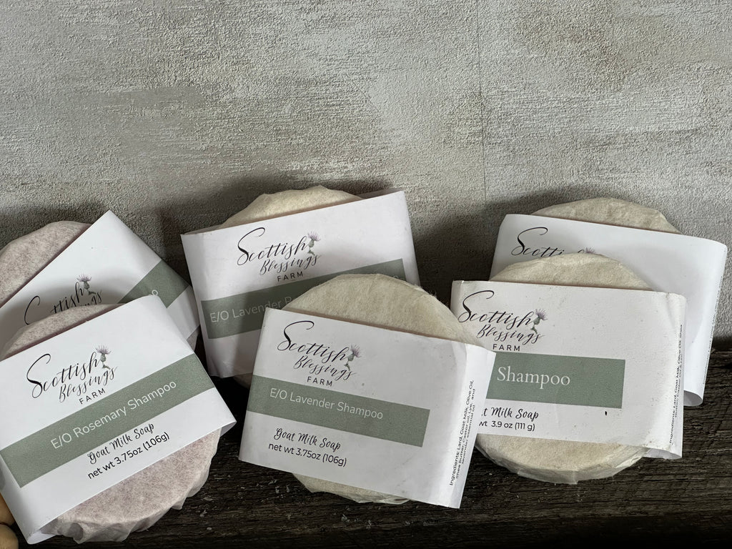 Essential Oil Shampoo Bars