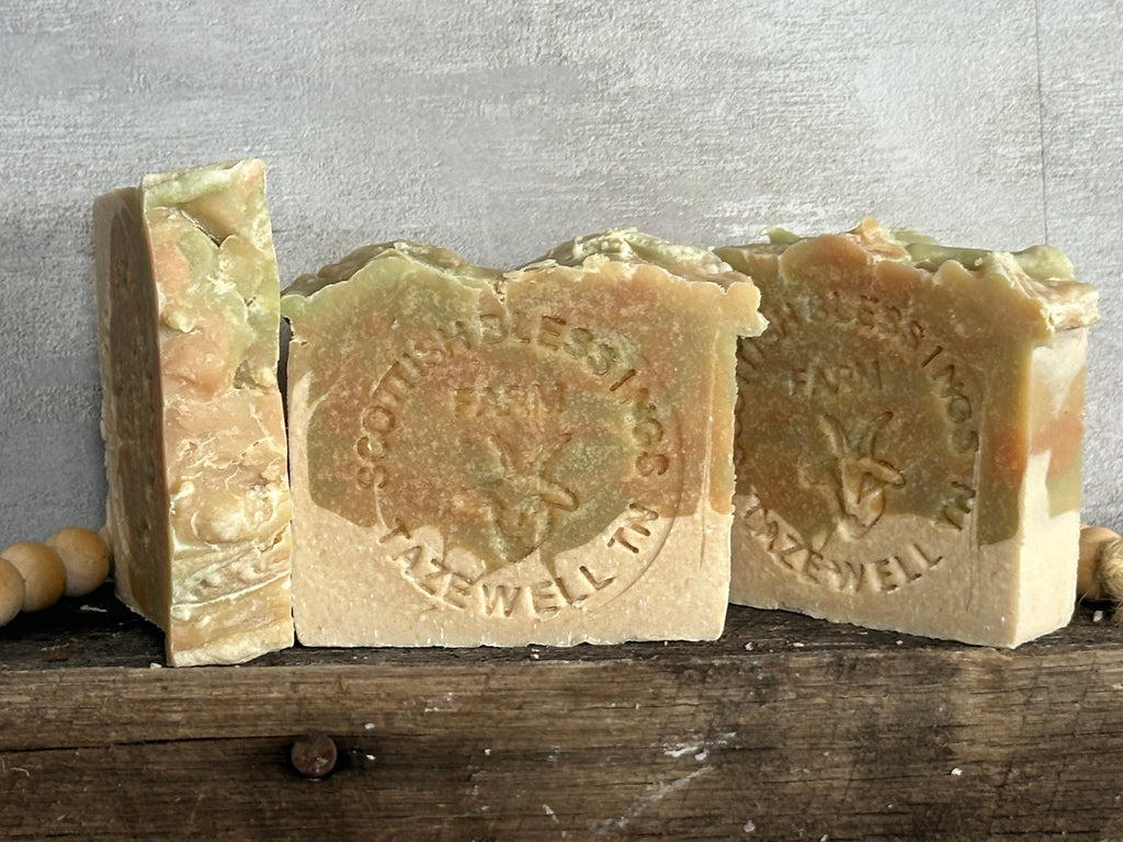 Apricot Peach Basil Soap